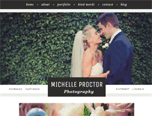 Tablet Screenshot of michellejproctorphotography.com